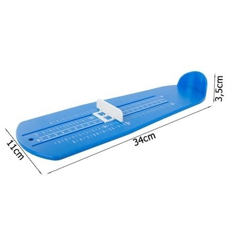 Dispozitiv de măsurat talpa piciorului, mărimi 16-47, cu ghid UK și EU, albastru, en-gros [3]