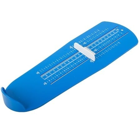 Dispozitiv de măsurat talpa piciorului, mărimi 16-47, cu ghid UK și EU, albastru, en-gros [7]