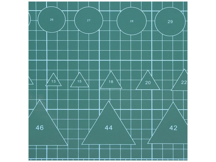 Placă pentru tăiere precisă, modelare, cu auto-vindecare și scară vizibilă, verde [3]