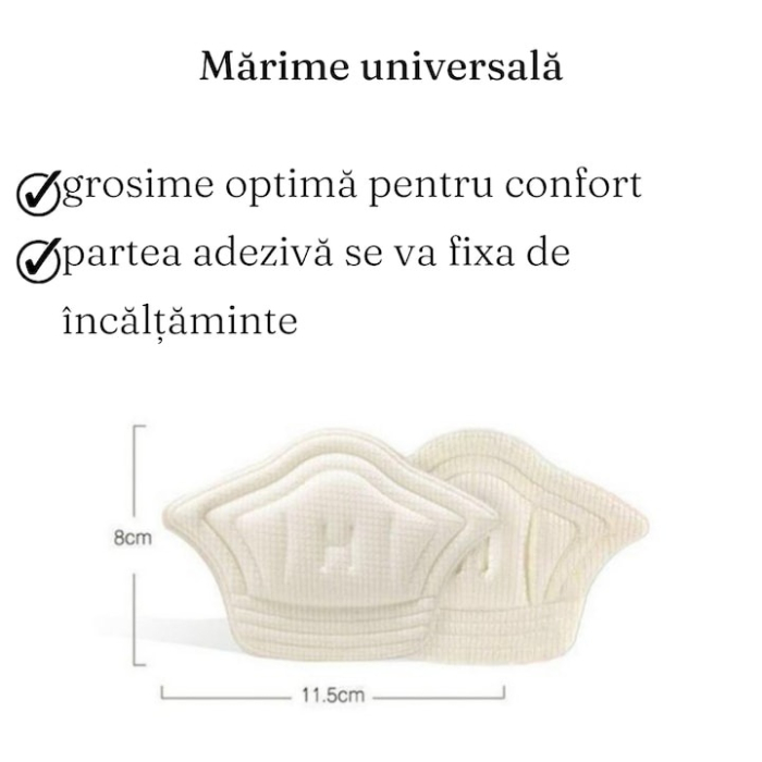 Set 2 branturi pentru călcâi cu pernițe din poliester, 5mm, en-gros [6]