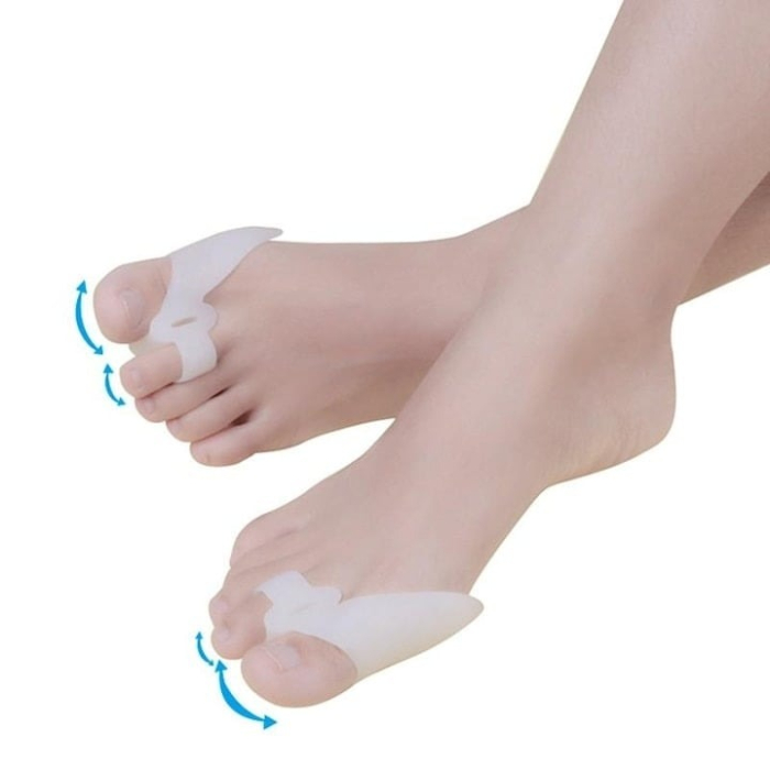 Set 2 dispozitive din silicon pentru corecția și ajustarea poziției degetelor – confort și protecție, en-gros [7]