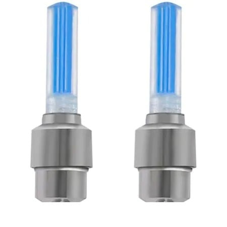 Set 2 lumini decorative LED pentru valvă biciclete și auto – accesorii roți siguranță și design [5]