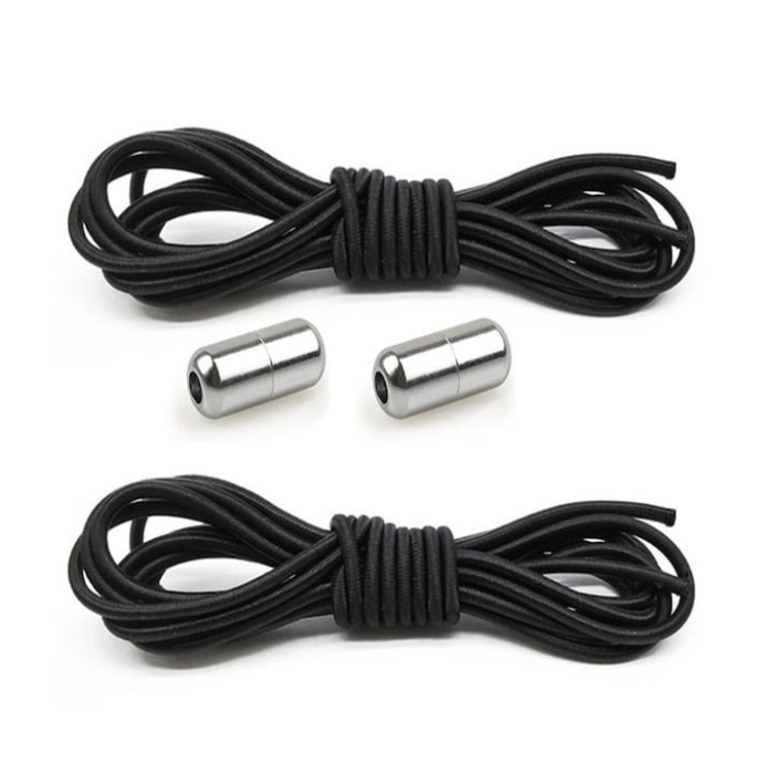 Set 2 șireturi elastice cu sistem de prindere, capsulă metalică – reglabile și rezistente, en-gros [2]