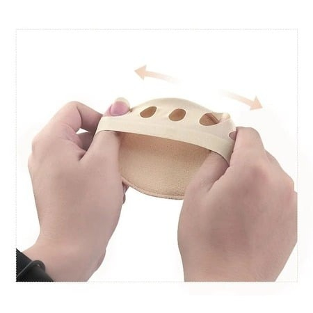 Set 2 tălpici de protecție cu burete pentru picior și degete, material textil – confort și amortizare, en-gros [6]