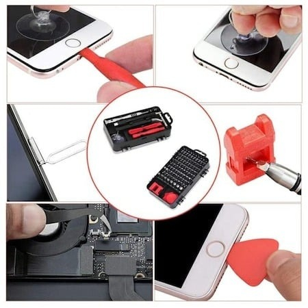 Set Multifuncțional de Precizie cu Biți și Șurubelnițe, Carcasă Depozitare Inclusă, En-Gros [6]