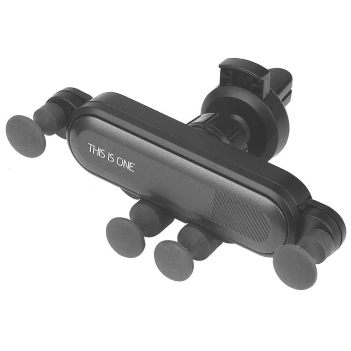 Suport telefon auto cu prindere pe grila de ventilație, 4 brațe mobile – stabil și reglabil, en-gros [3]