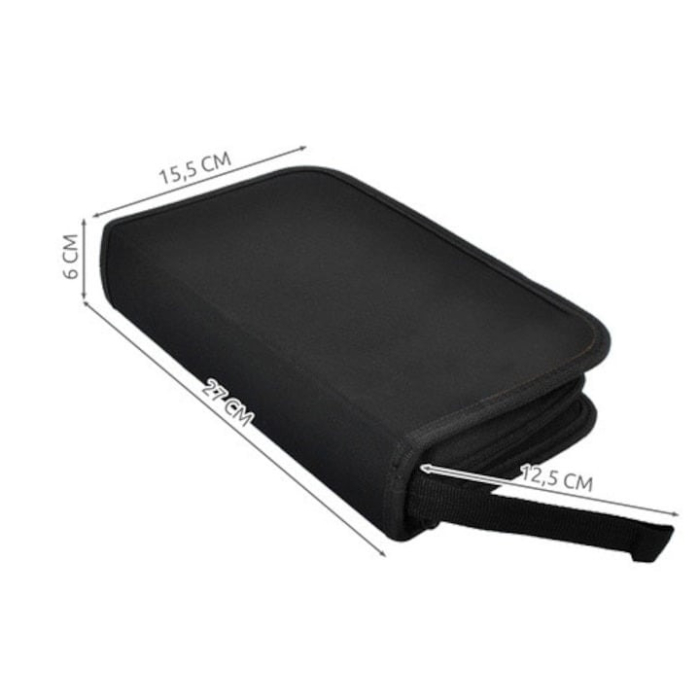 Trusă scule rețea LAN cu tester, clește dezizolat și sertizat, husă depozitare [18]