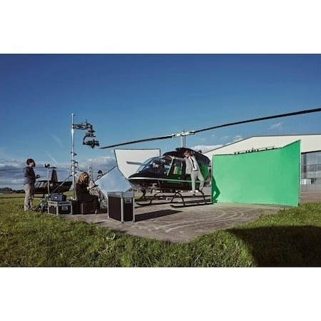 Fundal foto video profesional 400x230 cm cu cadru metalic și pânză pentru studio [2]