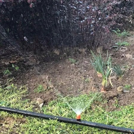 Aspersor de grădină prin pulverizare, cu duze ce necesita montare, irigare uniformă, sistem profesional – En-gros [3]