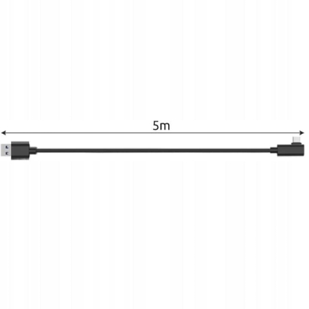 Cablu date USB-A la USB-C, încărcare rapidă, lungime 500 cm – rezistent și flexibil, en-gros [5]