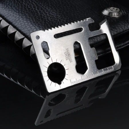 Card multifuncțional pentru supraviețuire și camping, din oțel inoxidabil – En-Gros [3]