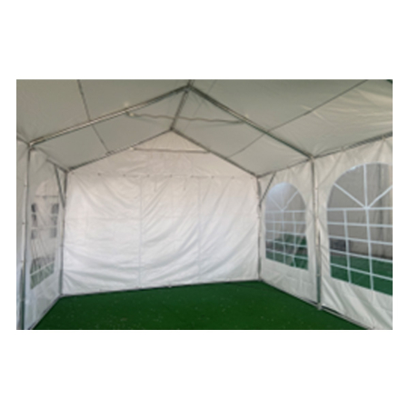 Cort pavilion tip hală pentru evenimente, PVC și cadru metalic din oțel galvanizat – rezistent și durabil [4]