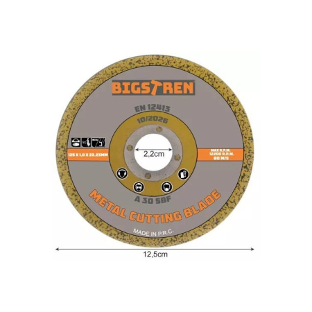Disc universal de tăiat metale, 125mm x 1mm – Precizie și durabilitate [2]