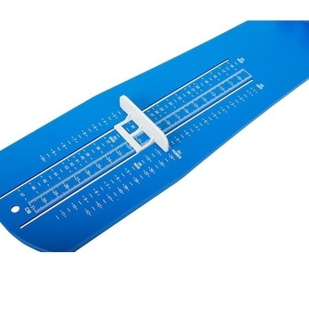 Dispozitiv de măsurat talpa piciorului, mărimi 16-47, cu ghid UK și EU, albastru, en-gros [4]