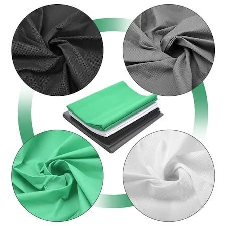 Kit studio foto profesional cu 2 lumini softbox, suport fundal 2x3m, 4 pânze colorate, becuri + geantă transport [4]