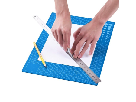 Placă pentru tăiere precisă, modelare, cu auto-vindecare și scară vizibilă, albastru [3]