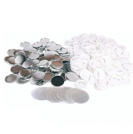 Presa de fabricat insigne cu taietor circular, matrite si insigne 44 mm, set complet [7]