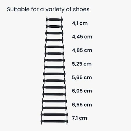 Set 16 șireturi elastice universale din silicon pentru încălțăminte, fără legare, en-gros [3]