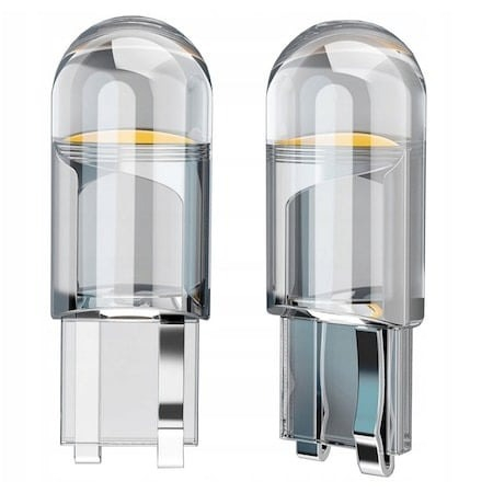 Accesorii și echipamente auto - Set 2 becuri LED auto T10 universale, pentru bord, interior și număr înmatriculare, en-gros