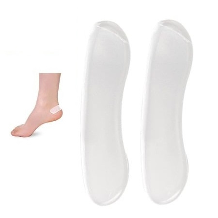 Produse en-gros pentru revânzare - Set 2 pernițe anti-alunecare și anti-disconfort pentru călcâie din silicon transparent, en-gros