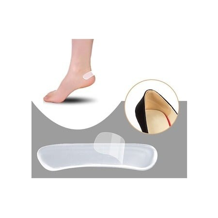 Set 2 pernițe anti-alunecare și anti-disconfort pentru călcâie din silicon transparent, en-gros [2]