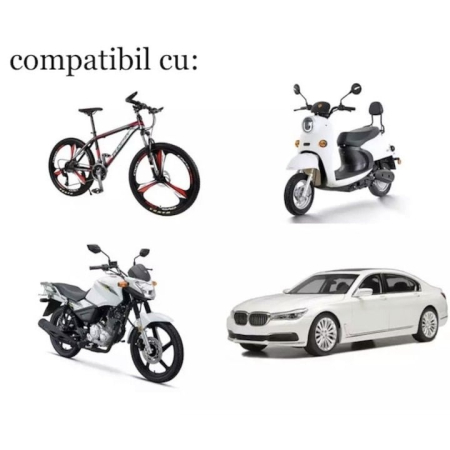 Set 4 capace ventil universale pentru autoturisme, motociclete și biciclete – accesorii roți, en-gros [4]