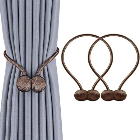 Set prindere perdele și draperii, 2 magneți decorativi tip șnur, lungime 44 cm – En-gros [4]