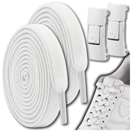 Set 2 șireturi elastice pentru încălțăminte sport, cu închidere magnetică fără legare – practice și rezistente, en-gros [3]