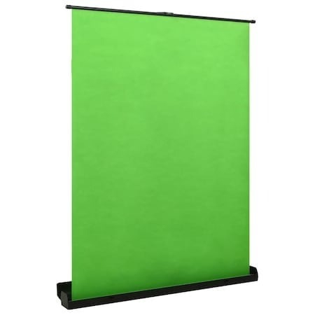 Echipamente foto pentru studio - Suport fundal hidraulic aluminiu cu green screen 1,5x2 m – ușor de montat și transportat