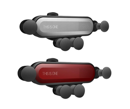 Accesorii și echipamente auto - Suport telefon auto cu prindere pe grila de ventilație, 4 brațe mobile – stabil și reglabil, en-gros