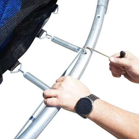 Trambulină pentru copii cu plasă de siguranță și scară – rezistentă, sigură și distractivă [3]