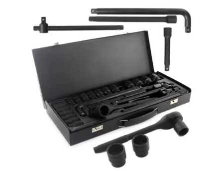 Truse de scule profesionale, troler cu scule, tubulare și chei, Chrome Vanadium – Rezistență și Portabilitate [5]