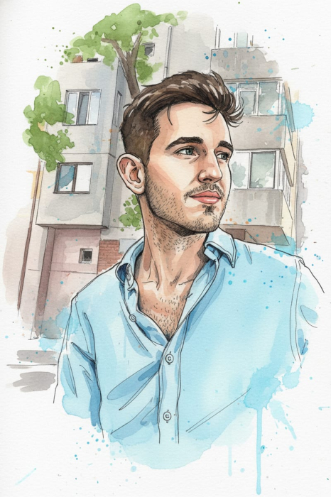 Cartoon Paint – tablou personalizat în stil desen animat DoggoCraft [2]