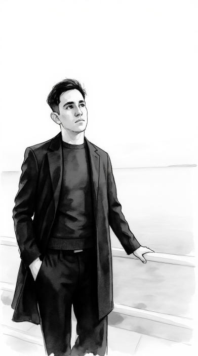 Tablou personalizat Minimalist Alb-Negru DoggoCraft [3]