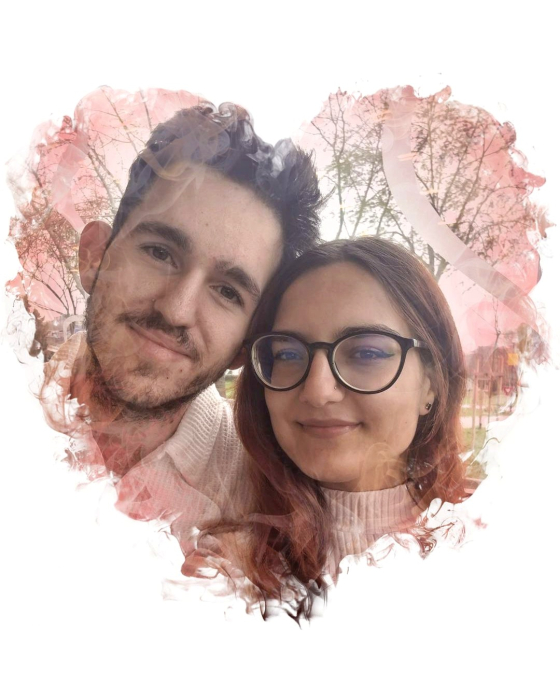 Soft Heart – tablou personalizat romantic pentru cuplu DoggoCraft [2]