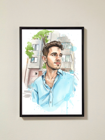 Toate Tablourile - Cartoon Paint – tablou personalizat în stil desen animat DoggoCraft