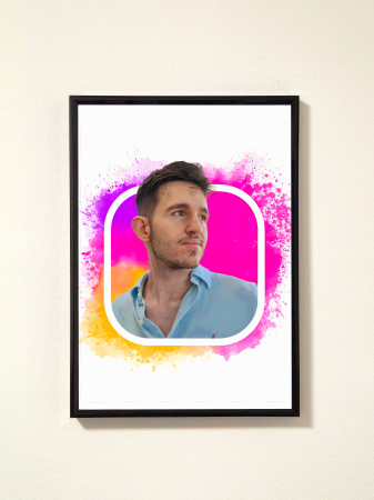 Toate Tablourile - Insta Style – tablou personalizat stil Instagram DoggoCraft