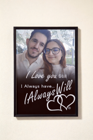 Love - Tablou decorativ cu mesaj pentru cuplu