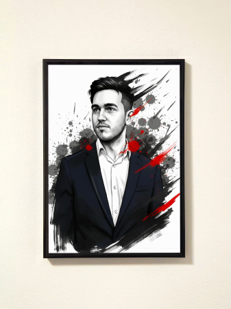 Toate Tablourile - Tablou personalizat Modern Splash DoggoCraft