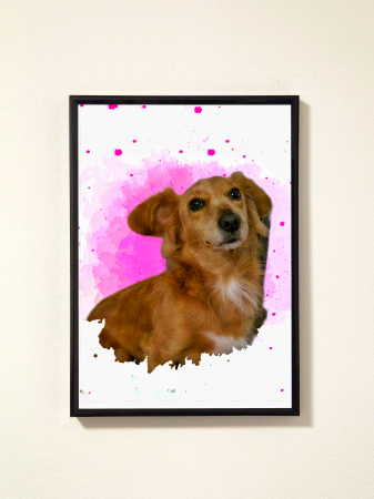 Toate Tablourile - Tablou personalizat Pet – portret câine sau pisică DoggoCraft