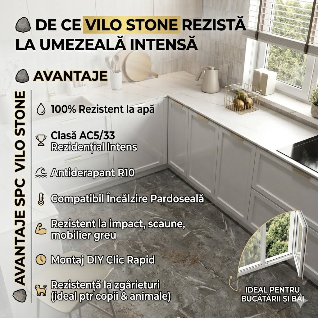 Parchet SPC sau laminat: care rezistă mai bine la apă?