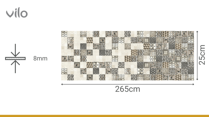 Lambriu PVC Vilo Motivo, Oriental [2]