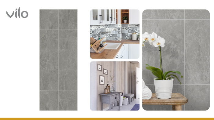 Lambriu PVC Vilo Motivo, Grafit [3]