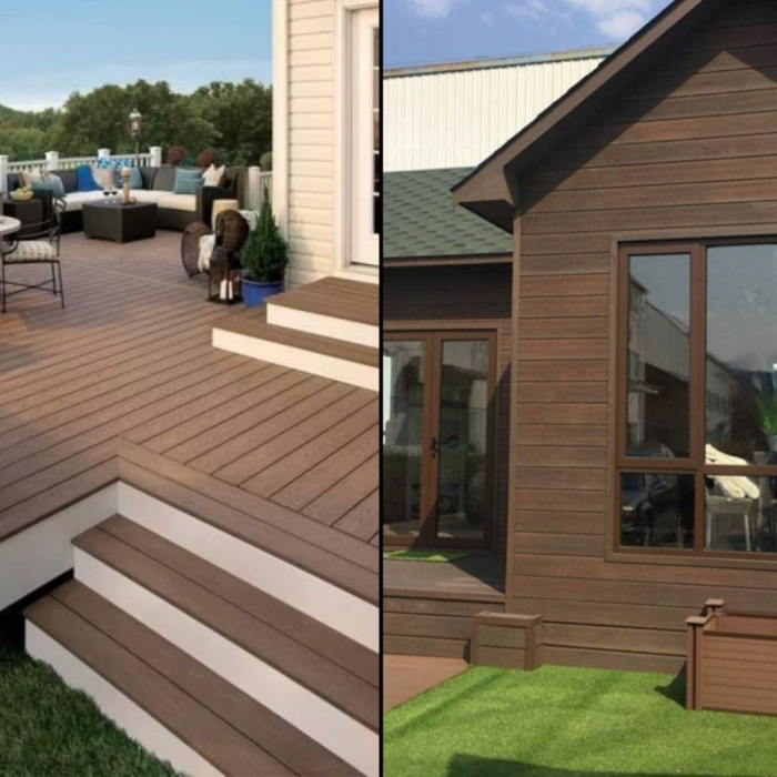 Mostre WPC exterior - lambriu + pardoseală, Naimeed P5, 4 modele [2]