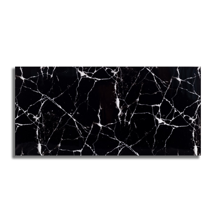 Panou decorativ autocolant D3492 30x60 cm Marmura Neagra [2]