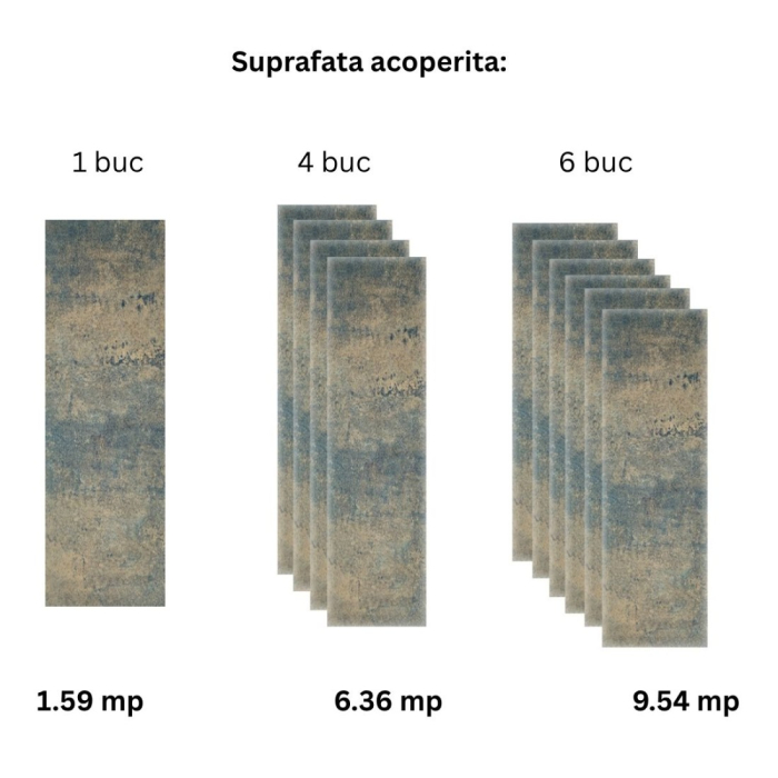 Panou decorativ riflaj WPC, Naimeed D7561, sistem de imbinare tip ''U'', aspect rafinat si montaj usor, 260x61.1x0.9cm [3]