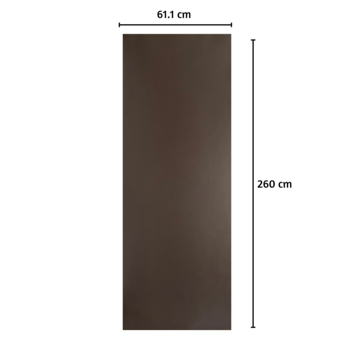 Panou decorativ riflaj WPC, Naimeed D7558, sistem de imbinare straight, aspect rafinat si montaj usor, 260x61.1x0.9cm, maro [2]