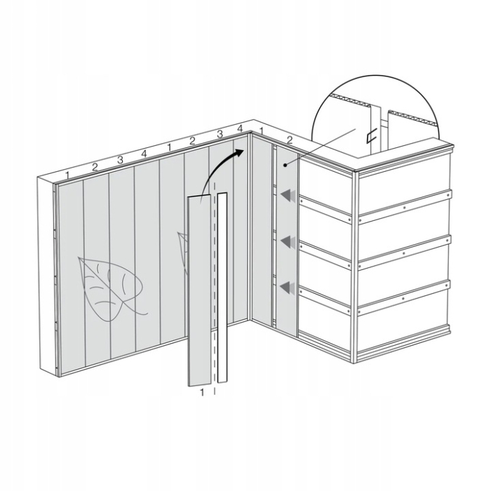Lambriu decorativ PVC Vilo Motivo [16]