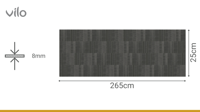 Lambriu PVC Vilo Motivo, Antracit [2]