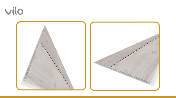 Lambriu PVC Vilo Motivo, Lemn Maro Nucșoară [7]